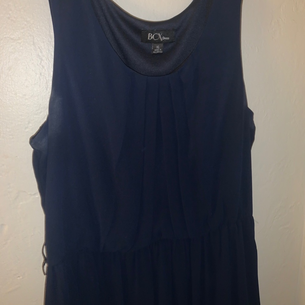Navy blue dress